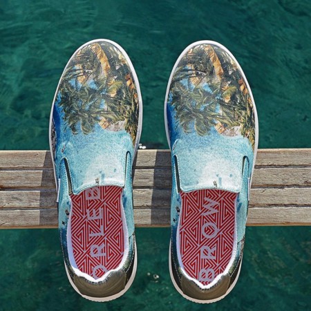 Del verano azul con estilo: slip-on de Orlebar Brown