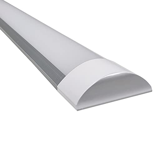 Pantalla Luminaria LED integrado, 60cm 20W. Color Blanco Frio (6500K). 2000 lumenes.