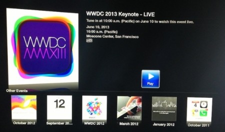 La keynote de la WWDC 2013 se podrá ver en directo vía streaming