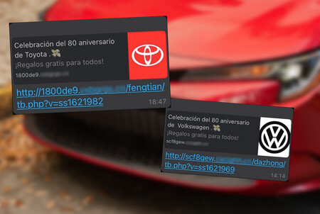 No, ni Toyota ni Volkswagen están regalando autos por aniversario: así funciona el engaño por WhatsApp