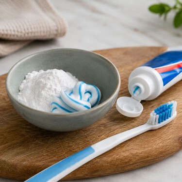 Así de fácil puedes eliminar las huellas y manchas de espejos, cristales y ventanas: solo necesitas pasta de dientes y bicarbonato
