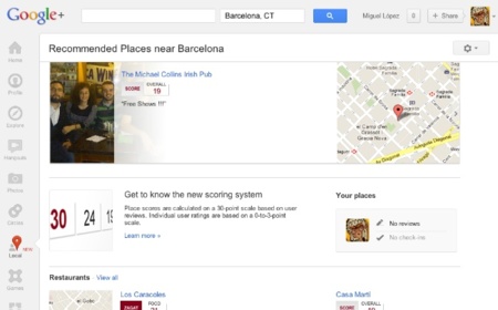 Google lanza su nuevo servicio de búsquedas y recomendaciones locales