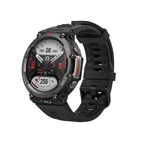 Amazfit T-rex 2, Smartwatch Unisex Adulto, Negro (Black), Normal