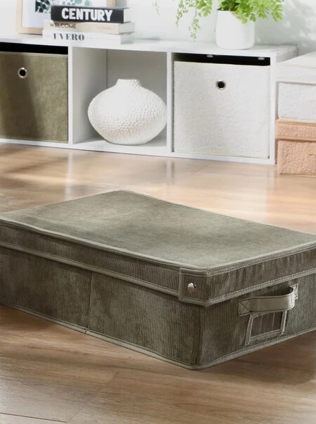 Caja De Almacenaje De Pana Kaki Cqw68 1 Hd1