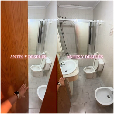 Así ha quedado la reforma de este cuarto de baño viejuno, frío y con una mampara de los 80: ahora es un espacio mucho más amplio, moderno y acogedor