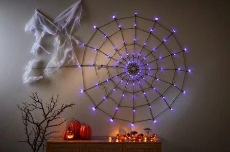 Luz Telarana De Halloween Con Led Lidl