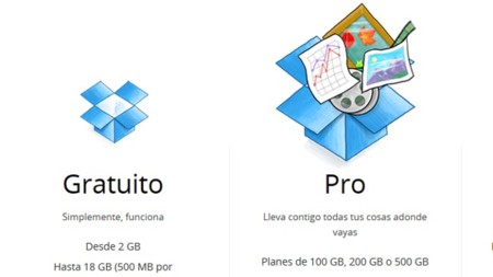 Dropbox dobla el espacio de sus usuarios de pago y lanza un plan de 500 GB
