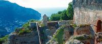 Ruinas de Villa Jovis, pasado imperial en lo alto de Capri