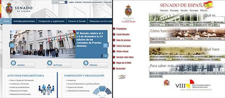 Ah, pero ¿el Senado tenía web?