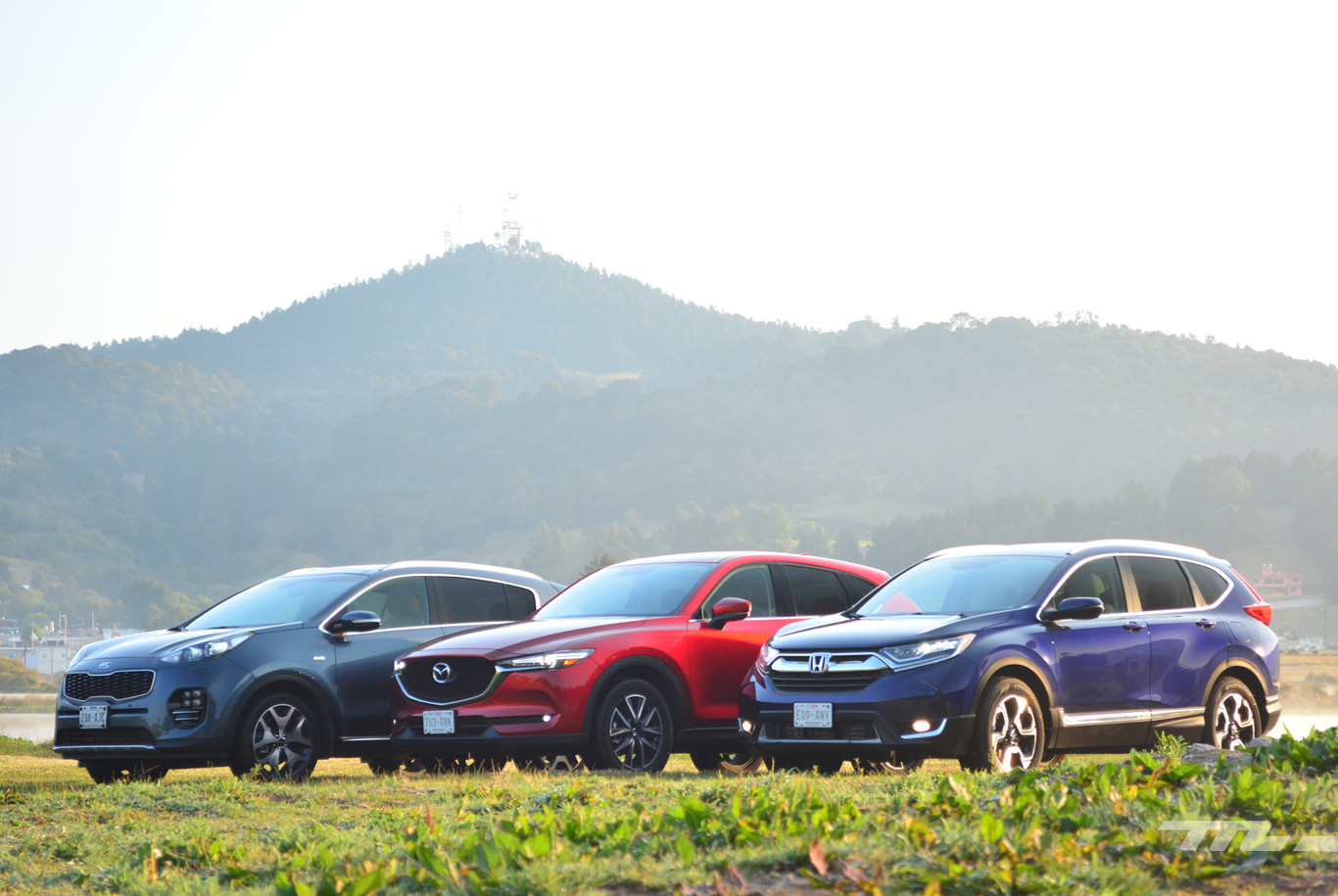 Comparativa: Honda CR-V vs. KIA Sportage vs. Mazda CX-5 (I)