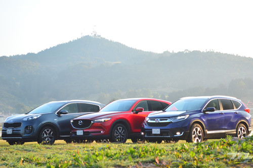 Comparativa: Honda CR-V vs. KIA Sportage vs. Mazda CX-5 (I)