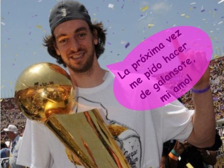 Pau Gasol se pasa a la telenovela, yo no me lo pierdo