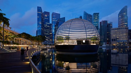 La espectacular Apple Store de Marina Bay Sands en Singapur se inaugura este jueves