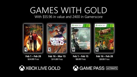 Aerial_Knight’s Never Yield y Broken Sword 5 entre los juegos de Games with Gold de febrero de 2022