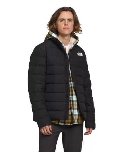 The North Face - Chaqueta Aconcagua 3 para Hombre - Cálida y Resistente al Agua - TNF Black-NPF - L