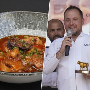 Alberto González, chef catalán que hace los mejores callos del mundo en Madrid: “Uso callo moreno, chorizo de León, compango asturiano y un secreto” 