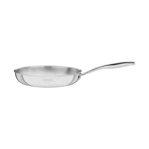 Tramontina - Sartén Grano, de Acero Inoxidable y Terminación Brillante, con Cuerpo Triple y Mango, 30 cm y 3,4 L