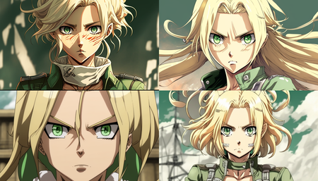 Personaje anime con Midjourney