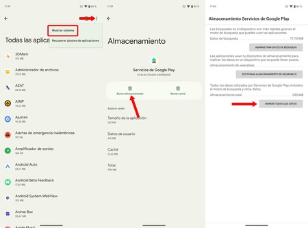Android Auto Vaciar Servicios Google Play