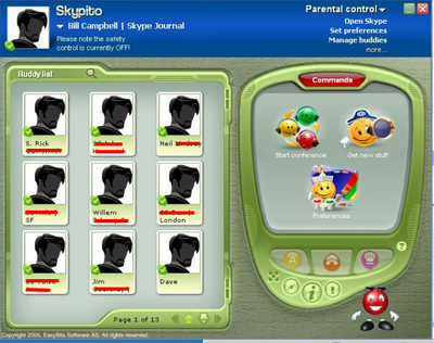 Skypito, Skype para los niños