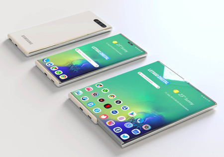 Samsung patenta un móvil con pantalla extensible, un paso más allá de los móviles plegables