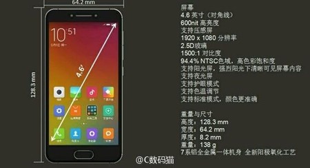 Xiaomi se sumaría a la tendencia 'compact' con el Mi S, un gama alta de 4,6 pulgadas