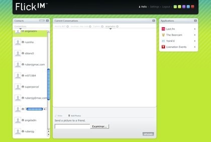 FlickIM, webmessenger con servicios adicionales en una misma aplicación