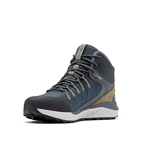 Columbia Trailstorm Mid Waterproof Botas Montaña De Senderismo Y Trekking para Hombre, Gris (Graphite x Creek), 43 EU