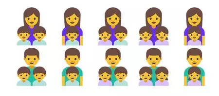 ひとり親家庭絵文字ペディア Android 7 1