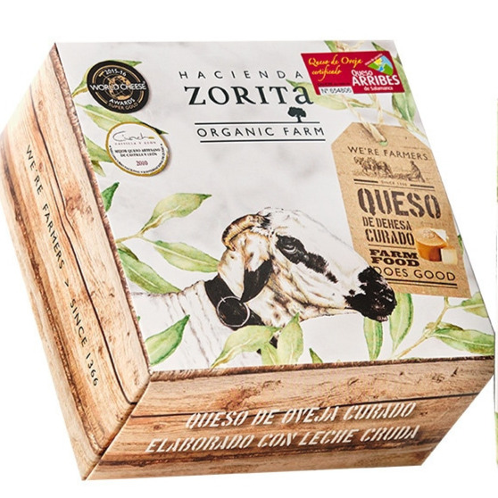 Queso de leche de oveja curado de dehesa Hacienda Zorita