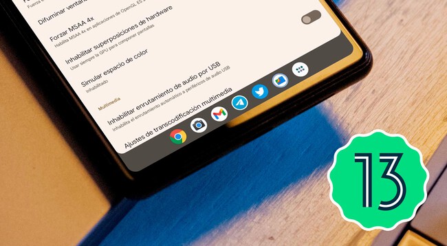 Barra Tareas Android 13