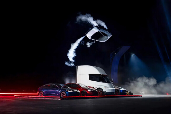 Tesla Barrel Roll