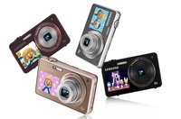 Cámara de fotos Samsung con doble pantalla para entretener a los niños