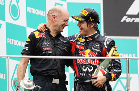 El futuro de Sebastian Vettel no está unido al de Adrian Newey