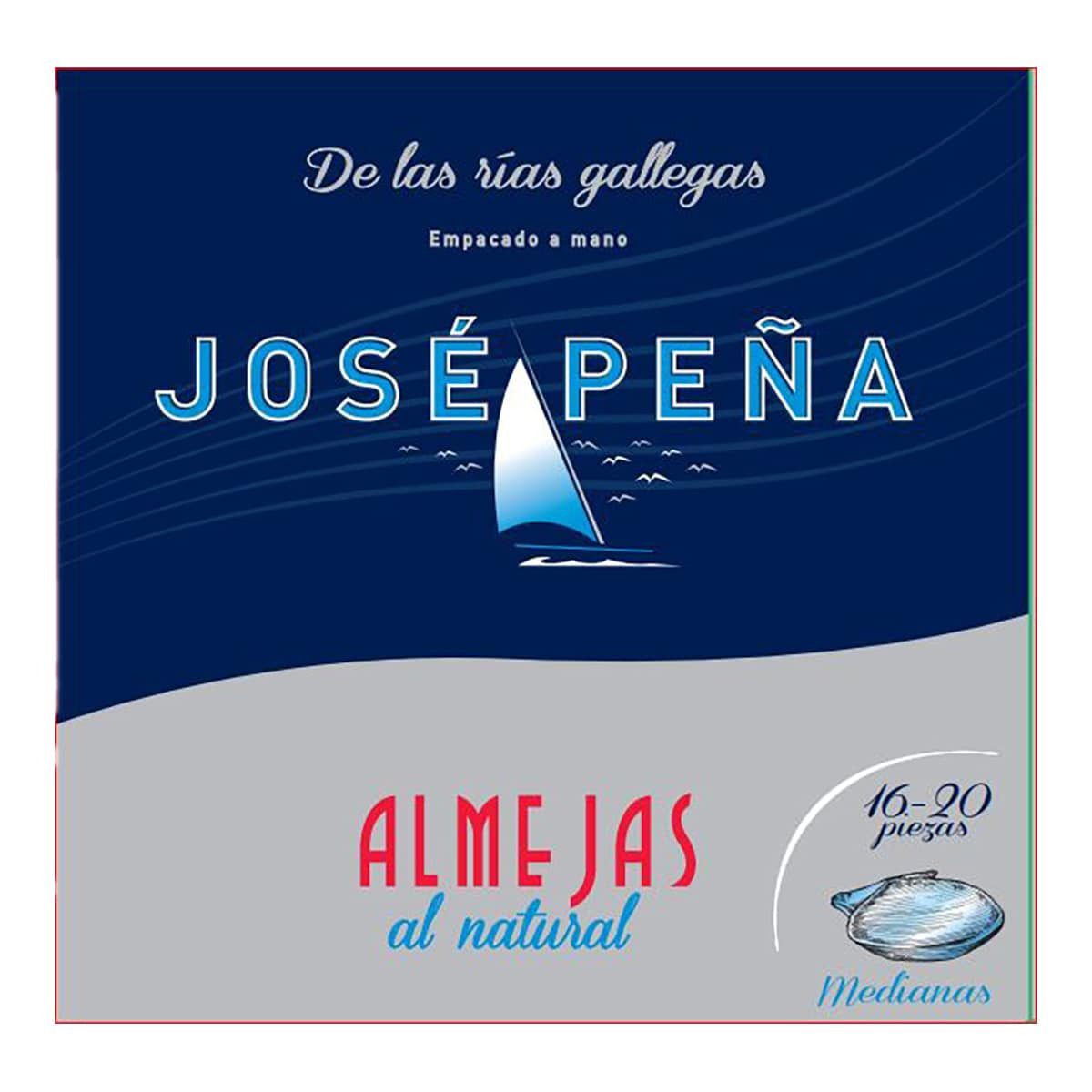 José Peña - Almejas al natural medianas José Peña.