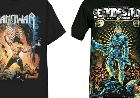 ¿Eres un jugón hortera? Las camisetas de 'Halo' están hechas para ti