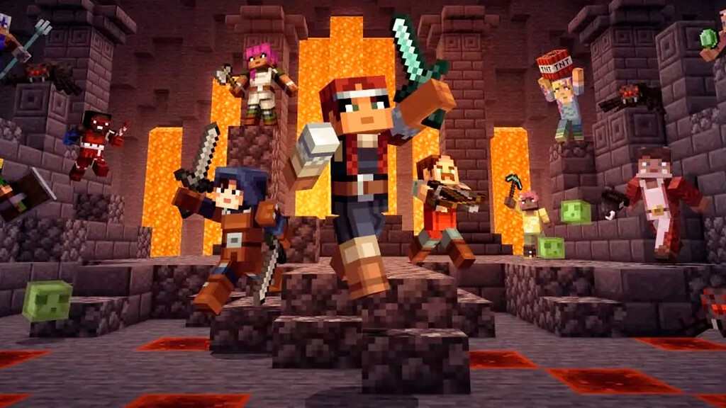 Una noche de Halloween en Minecraft con amigos: los cobardes y traidores heredarán el mundo Una noche de Halloween en Minecraft con amigos: los cobardes y traidores heredarán el mundo