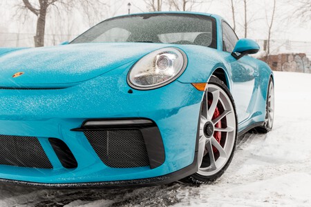 Porsche En La Nieve
