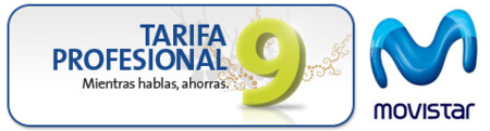 Nueva tarifa Profesional 9 de Movistar: 9 céntimos/minuto + llamadas gratis