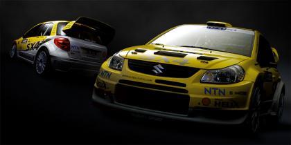 La nueva decoración para el Suzuki SX4 WRC de 2008