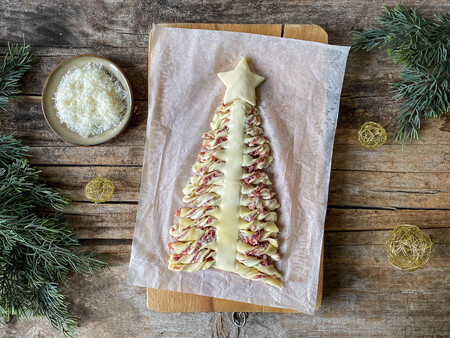 Arbol De Hojaldre Con Grana Padano Paso A Paso