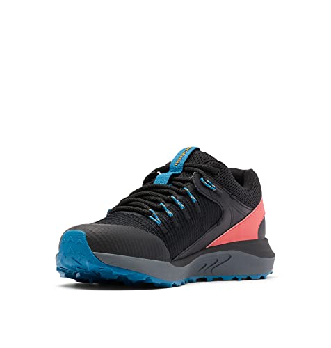 Columbia Trailstorm Waterproof, Zapatillas de Senderismo Mujer, Negro Black Bright Marigold, 36 EU