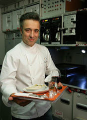Sergi Arola cocina para Iberia