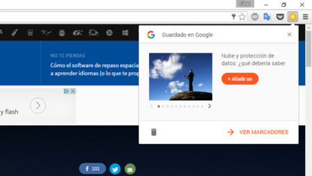 Google lanza la extensión ‘Save to Google’ para competir con Pocket y 'Save to Facebook'