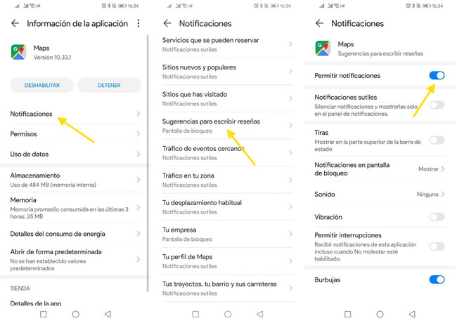 Como evitar que Google Maps te pida escribir reseñas de los sitios que ...