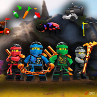 Novedades en LEGO Fortnite, nueva colaboración con Ninjago, criaturas, vendedores ambulantes y mucho más