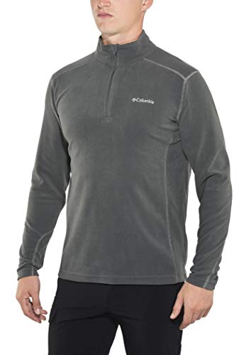 Columbia Klamath Range II Half Zip - Jersey de Forro Polar para Hombre, Color Gris, Talla M