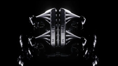 Motor V16 del Bugatti Tourbillon