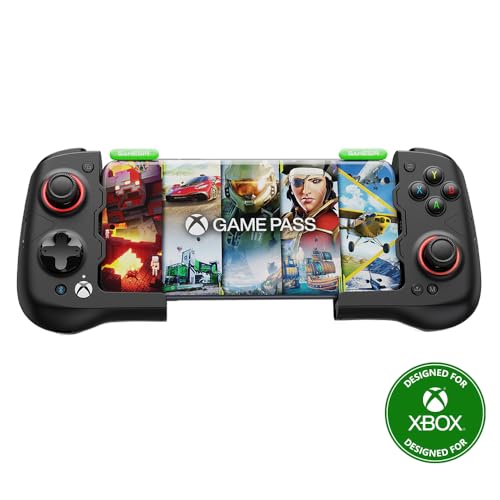 GameSir X4 Aileron Mando de Juegos Inalámbrico para Android con Sticks de Efecto Hall - Diseño Dividido con Estuche de Transporte - Conexión Bluetooth de Baja Latencia - 1 Mes de XGPU