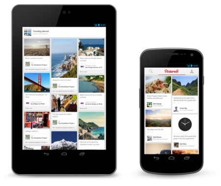 Pinterest lanza su aplicación para iPad y Android